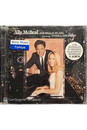 (PLAK DEĞİLDİR CD DİR) Ally Mcbeal For Once In My Life Soundtrack Cd