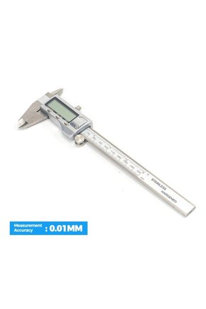 Paslanmaz Çelik Dijital Kumpas 150mm 0.01mm Geniş LCD Ekranlı Set Kutulu Pilli Dört Yönlü Hassas Atö