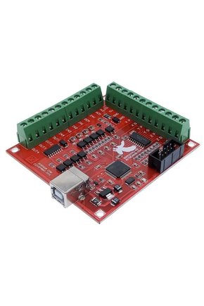 4 Eksen CNC USB Kontrol Kartı BSMCE04U-PP 100kHz Mach3 Uyumlu Elektronik El Çarkı Destekli Step ve S