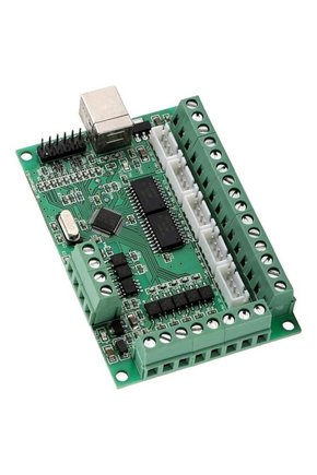 BL-USBMach-2.1 CNC USB Kontrol Kartı 5 Eksen 100KHz Mach3 Uyumlu İzoleli Step Motor Sürücü ve Spindl