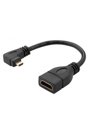Micro HDMI Erkek to Dişi HDMI Çevirici Dönüştürücü Adaptör Kablosu 15cm