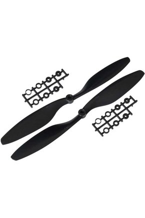 1045 RC Multikopter ve Drone Pervanesi 10x4.5 Siyah Adaptörlü