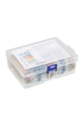 2600 Parça 14W Metal Film Direnç Seti %1 Tolerans 130 Çeşit Şeffaf Kutulu
