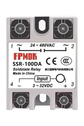SSR-100DA 100A Solid State Röle DC-AC Geliştirme Kartı Uyumlu