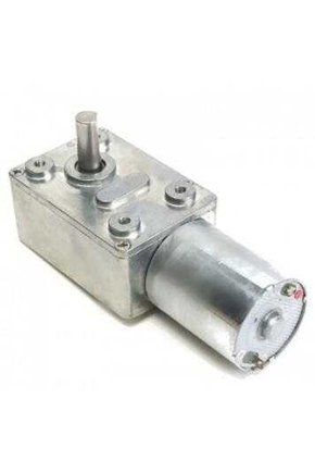 12V 30 RPM L Redüktörlü DC Motor Yüksek Torklu Otomasyon Motoru