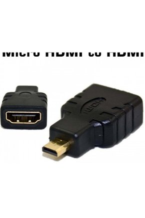 Micro HDMI to HDMI Çevirici Adaptör - Altın Uçlu 4K Destekli Dönüştürücü - Raspberry Pi 5 Uyumlu