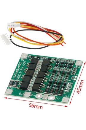 4S 30A LiFePO4 BMS Balanslı Batarya Koruma ve Şarj Devre Kartı 3.2V (HX-4S-F30A)