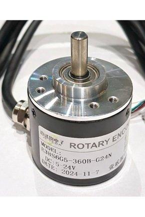 E38S6G5-360B-G24N İnkremental Rotary Enkoder - 360 PPR, NPN, 5-24VDC, 6mm Milli