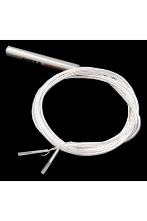5 Adet WZP PT100 Sıcaklık Sensörü - 4x30mm Paslanmaz Çelik Prob, 50cm 2 Uçlu Hassas Isı Ölçer
