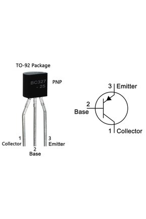 50 Adet BC327 PNP Tip Transistör