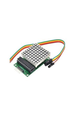 MAX7219 8x8 Kırmızı Dot Matrix LED Ekran Modülü Uyumlu Kaskad Bağlantı Destekli
