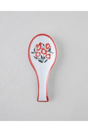 Bright Parade Melamin Kaşıklık Mutfak Gereci 24 cm Kırmızı - Beyaz
