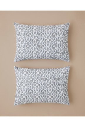 Fiore Kolay Ütülenir 2li Yastık Kılıfı 50x70 cm Mor