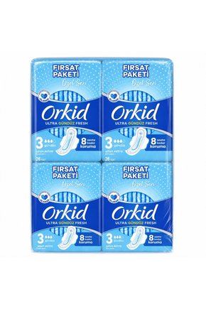 Ultra Uzun Extra (Boy 3) 26x4 adet Gündüz Fresh Özel Seri Fırsat Paketi