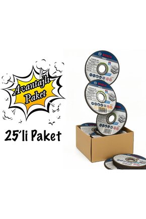 Pro 115x1 mm Paslanmaz ve Metal Kesme Taşı 25 li Paket 2608603169