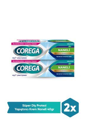 Süper 3 Yönlü Tutuş Diş Protez Yapıştırıcı Krem Naneli 40 Gr - 2 Adet