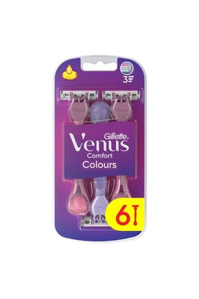 Venus 3 Renkli Kullan At Tıraş Bıçağı 6 Adet (4+2)