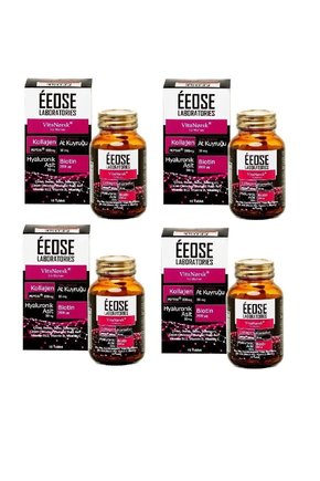 Collagen Tablet ( Kollajen + Hyaluronik Asit + Atkuyruğu + Biotin + C Vitamini) 45 Tablet- 4 Adet