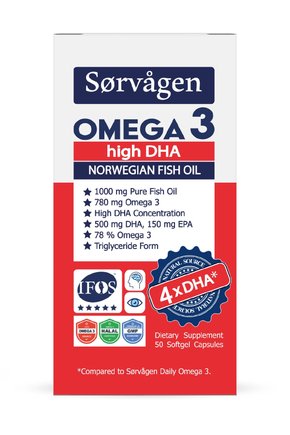 Omega 3 Yüksek DHA Balık Yağı 50 Yumuşak Kapsül