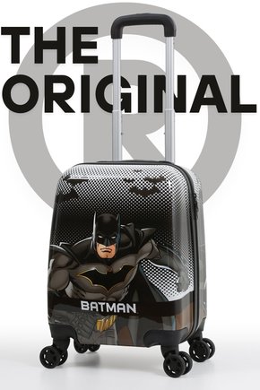 Kids Batman Lisanslı Siyah Çocuk Valizi | Darbeye Dayanıklı