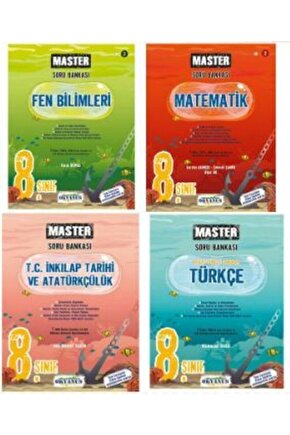 8.sınıf Lgs Master Matematik Fen Türkçe Inkilap Soru Seti 2020