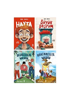 4 Kitap Set  Hayta - Büyük Dostum + Başarısızlar Kulübü + Mükemmeller Kulübü