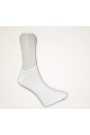 3lü Erkek Beyaz Kısa Patik Çorap