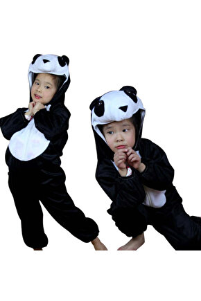 Çocuk Panda Kostümü 4-5 Yaş 100 cm (CLZ)