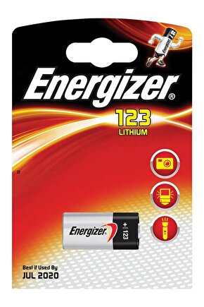 Energizer 123 Lithium Tekli Pil 