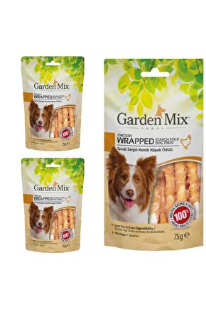 Neo Pet Market Garden Mix Tavuk Sargılı Kemik Köpek Ödülü 75 Gr X 3 Adet