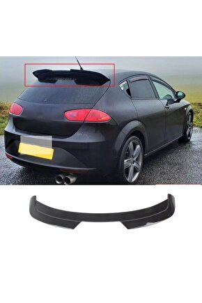 Seat leon bagaj üstü spoiler pianoblack boyalı 2005  2012