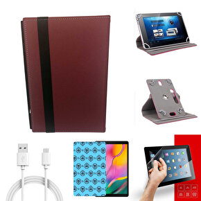 Toshiba Excite Pure 10.1 HD Nano Cam+Üniversal Tablet Kılıfı+Sarj Kablosu Seti