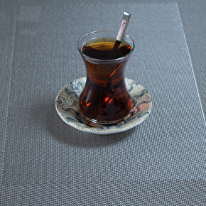 Mezopotamya Güneş 6lı Rita Acem Çay Tabağı 11 cm