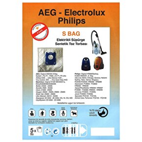 Dogant Electrolux-Philips Ultrasilencer S-Bag  Toz Torba 15 Adet