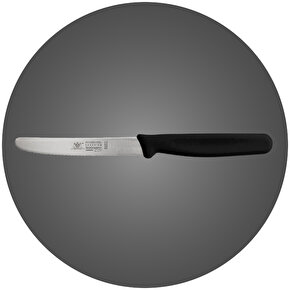 Solingen Max Melchior Tırtıklı Ağız Genel Kullanım Bıçağı – Siyah MM1004