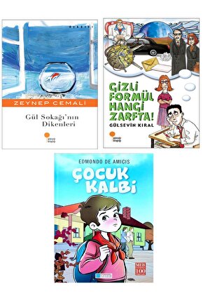 Evrensel Çocuk Kalbi - Zeynep Cemali Gül Sokağının Dikenleri - Gizli Formül Hangi Zarfta 3 Kitap