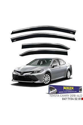 Toyota Camry Cam Rüzgarlığı Kromlu 2018