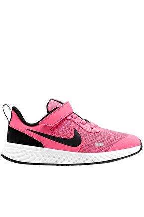 Revolution 5 Kids Pink Psv Kız Çocuk Çırtlı Bantlı Lastik Ipli Yürüyüş Koşu Ayakkabısı Pembe
