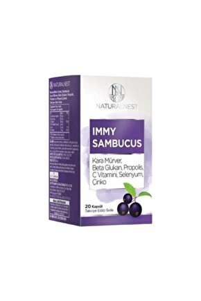 Immy Sambucus Beta Glukan-propolis 20 Kapsül