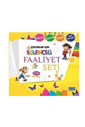 Çocuklar Için Eğlenceli Faaliyet Seti - Sarı Kitap (3+ Yaş)