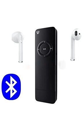 Bluetooth Lu Mp3 Player Dahili Hoparlör Kablolu Ve Kablosuz Kulaklık Ile Kullanabilme Mini Mp3 Çalar