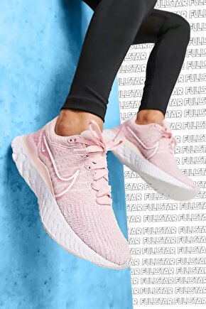 React infinity Run Flyknit 3 Running Shoes Pink Yürüyüş Koşu Ayakkabısı Pembe