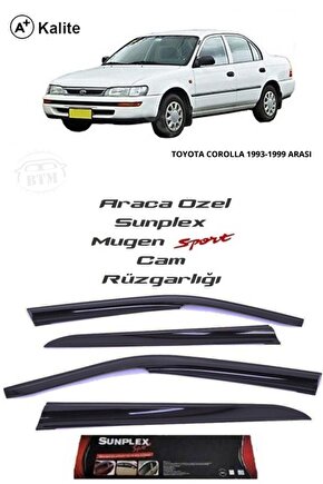 Toyota Corolla 93-98 Cam Rüzgarlığı Marka Mugen 4lü