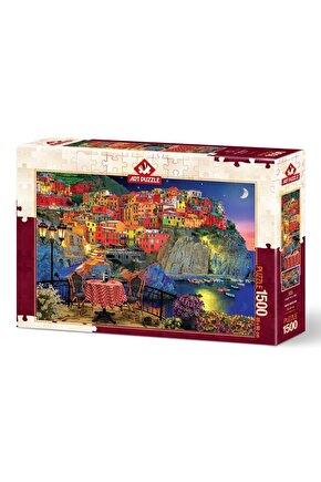 Art Puzzle Cinque Terre, Italy 1500 Parça Puzzle 5375 - Puzzle Seti - Yapboz - Yap-boz Puzzle