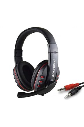 Pg6960 Oyun Kulaklığı Gaming Headphone Mikrofonlu Pc Kulaklık Kırmızı