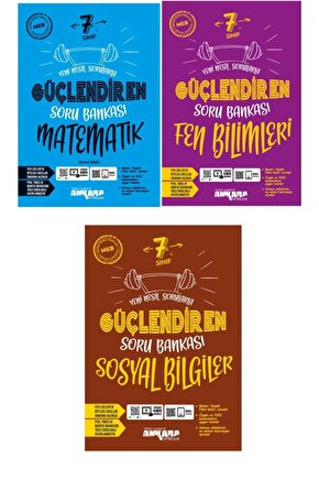 Ankara 7. sınıf Matematik Fen Bilimleri Sosyal Bilgiler Güçlendiren Soru Bankası