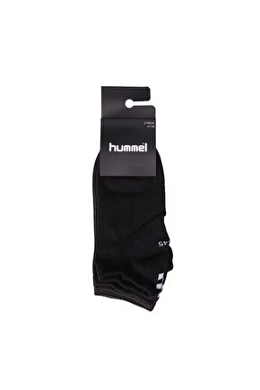 Unisex Siyah Hmlmıdı 2 Pack Socks Spor Ekipmanı Çorap