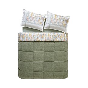Puffy Leora Tek Kişilik Triola Set - Adaçayı