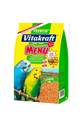 Neo Pet Market Menü Premium Muhabbet Kuşu Yemi 1 Kg X 3 Adet