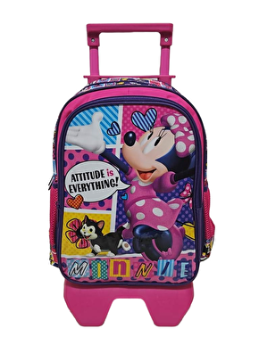 Mickey Mouse Çekçekli İlkokul Çantası 3 lü Set